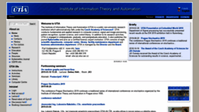 What Utia.cz website looked like in 2019 (7 years ago)