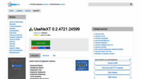 What Usenext.updatestar.com website looked like in 2019 (5 years ago)