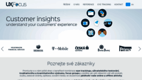 What Uxfocus.cz website looked like in 2019 (5 years ago)