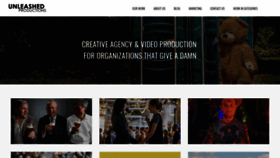 What Unleashedproductions.com website looked like in 2019 (5 years ago)