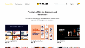 What Uiplace.com website looked like in 2019 (5 years ago)