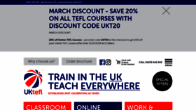 What Uk-tefl.com website looked like in 2019 (5 years ago)
