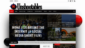 What Unshootables.com website looked like in 2019 (5 years ago)