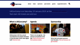 What Ukgovcamp.com website looked like in 2019 (5 years ago)