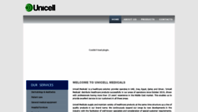 What Unicellmedicals.com website looked like in 2019 (5 years ago)