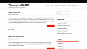What Uk.tug.org website looked like in 2019 (5 years ago)