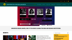 What Unj.ac.id website looked like in 2019 (5 years ago)