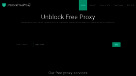 What Unblockfreeproxy.com website looked like in 2019 (5 years ago)