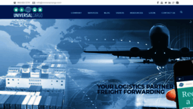 What Universalcargo.com website looked like in 2019 (5 years ago)
