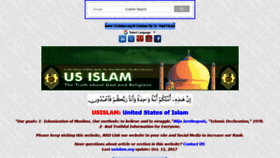 What Usislam.org website looked like in 2019 (5 years ago)