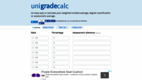 What Unigradecalc.com website looked like in 2019 (5 years ago)
