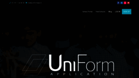 What Uniformapp.in website looked like in 2019 (5 years ago)