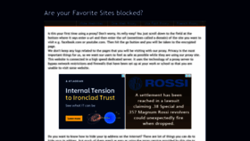 What Unblockthatsite.net website looked like in 2019 (5 years ago)