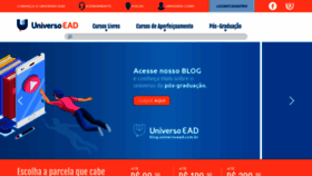What Universoead.com.br website looked like in 2019 (4 years ago)