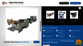 What Uniquefluidcontrols.in website looked like in 2019 (4 years ago)
