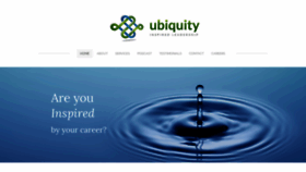 What Ubiquityleadership.com website looked like in 2019 (4 years ago)