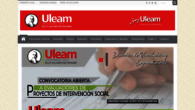 What Uleam.edu.ec website looked like in 2019 (4 years ago)