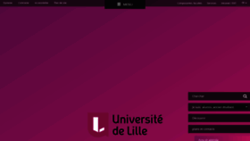What Univ-lille3.fr website looked like in 2019 (4 years ago)
