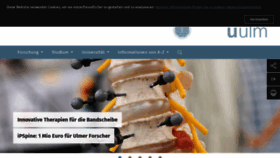 What Uni-ulm.de website looked like in 2019 (4 years ago)