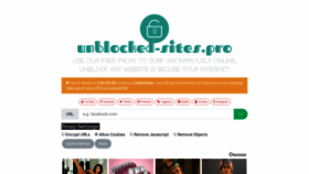 What Unblocked-sites.pro website looked like in 2019 (4 years ago)