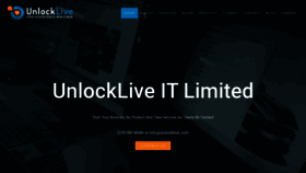 What Unlocklive.com website looked like in 2019 (4 years ago)