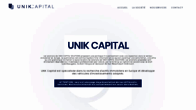 What Unikcapital.lu website looked like in 2019 (4 years ago)
