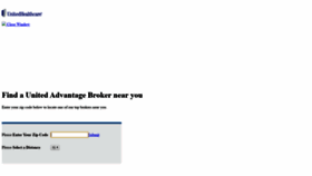 What Uhcbroker.com website looked like in 2019 (4 years ago)