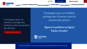 What Uniforquebec.org website looked like in 2019 (4 years ago)