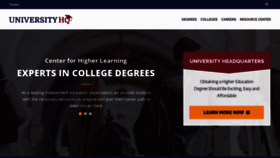 What Universityhq.org website looked like in 2019 (4 years ago)
