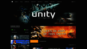 What Unitywar.com website looked like in 2019 (4 years ago)