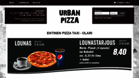 What Urbanpizza.fi website looked like in 2019 (4 years ago)