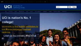 What Uci.edu website looked like in 2019 (4 years ago)