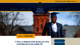 What Uco.edu website looked like in 2019 (4 years ago)