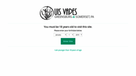 What Uisvapes.com website looked like in 2019 (4 years ago)