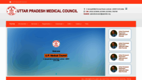 What Upmedicalcouncil.org website looked like in 2019 (4 years ago)