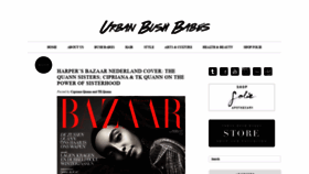What Urbanbushbabes.com website looked like in 2019 (4 years ago)