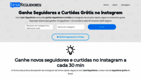 What Uparseguidores.com website looked like in 2019 (4 years ago)