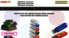 What Usb-stick-logo.de website looked like in 2019 (4 years ago)