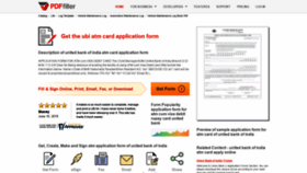 What Ubi-atm-card-application-form.pdffiller.com website looked like in 2019 (4 years ago)