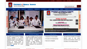 What Unimed.edu.ng website looked like in 2019 (4 years ago)