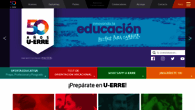 What U-erre.mx website looked like in 2019 (4 years ago)