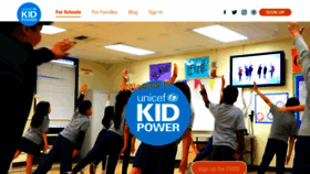 What Unicefkidpower.org website looked like in 2019 (4 years ago)