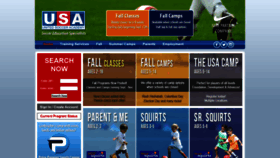 What Unitedsocceracademy.com website looked like in 2019 (4 years ago)