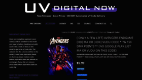 What Uvdigitalnow.com website looked like in 2019 (4 years ago)