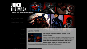 What Underthemaskonline.com website looked like in 2019 (4 years ago)