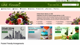 What Uaeflowers.com website looked like in 2019 (4 years ago)