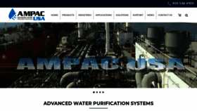 What Uspwater.com website looked like in 2019 (4 years ago)