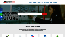 What Universitydunia.com website looked like in 2019 (4 years ago)