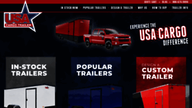 What Usacargotrailersales.com website looked like in 2019 (4 years ago)