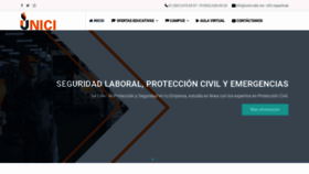 What Unici.edu.mx website looked like in 2019 (4 years ago)
